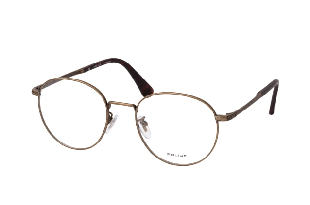 Police VPLD 94 02BS, including lenses, ROUND Glasses, MALE