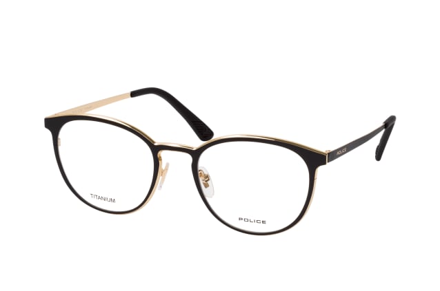 Police VPLB 58 0302, including lenses, ROUND Glasses, MALE
