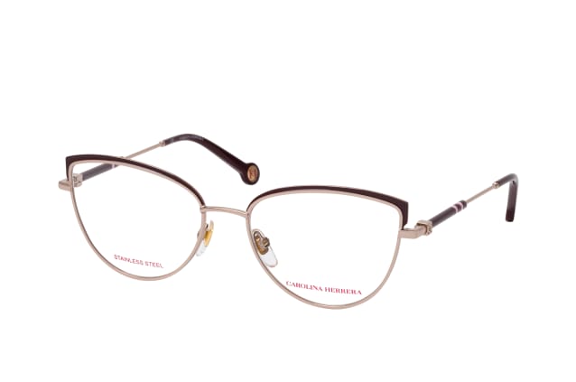 Carolina Herrera VHE 185 0K99, including lenses, BUTTERFLY Glasses, FEMALE