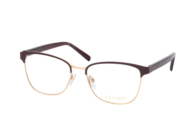 Escada VESC 54 0A76, including lenses, SQUARE Glasses, FEMALE