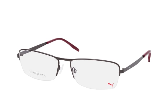 Puma PE 0132O 003, including lenses, RECTANGLE Glasses, MALE