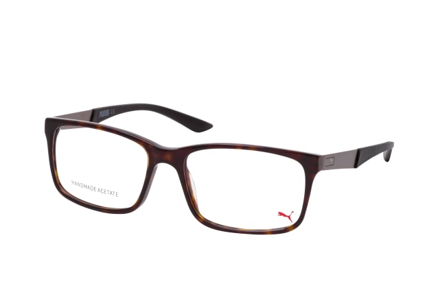 Puma PU 0074O 010, including lenses, RECTANGLE Glasses, MALE