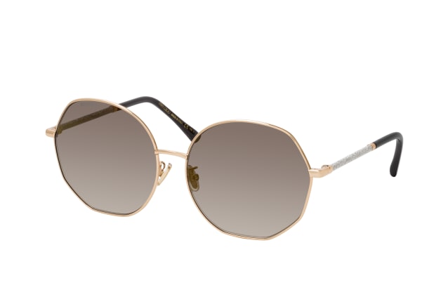 Jimmy Choo CORAL/G/SK RHL, ROUND Sunglasses, FEMALE