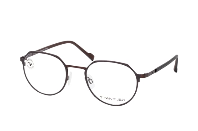 TITANFLEX 820859 60, including lenses, ROUND Glasses, MALE