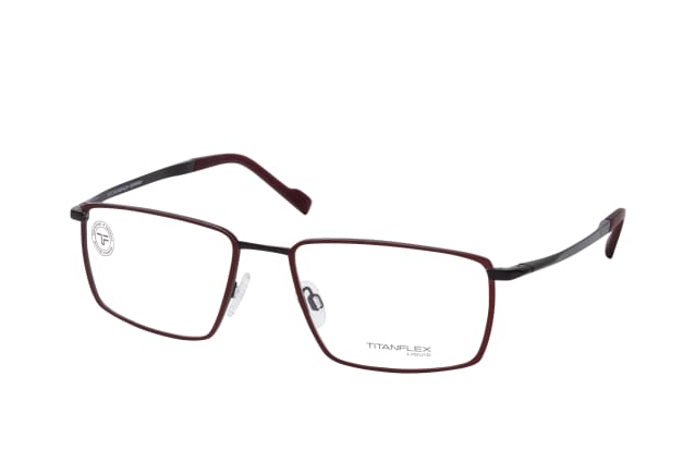 TITANFLEX 820872 15, including lenses, RECTANGLE Glasses, MALE