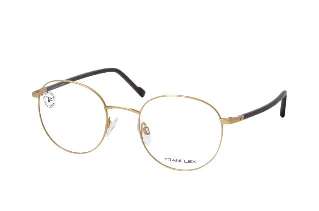 TITANFLEX 820878 20, including lenses, ROUND Glasses, MALE