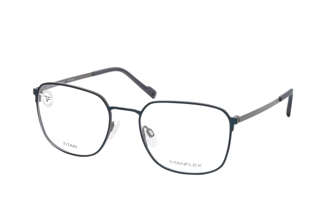 TITANFLEX 820881 73, including lenses, SQUARE Glasses, MALE