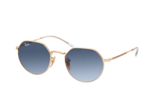 Ray-Ban Jack RB 3565 001/86, ROUND Sunglasses, UNISEX, available with prescription
