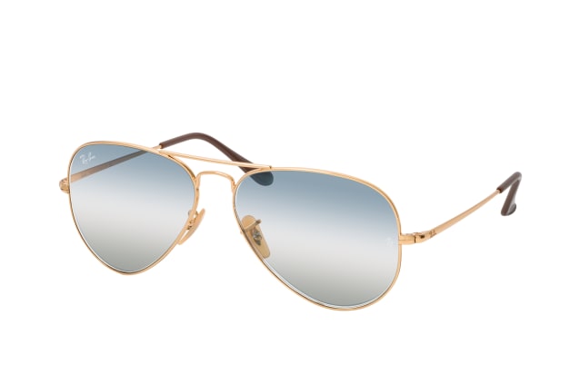 Ray-Ban Aviator RB 3689 001/GF L, AVIATOR Sunglasses, UNISEX, available with prescription