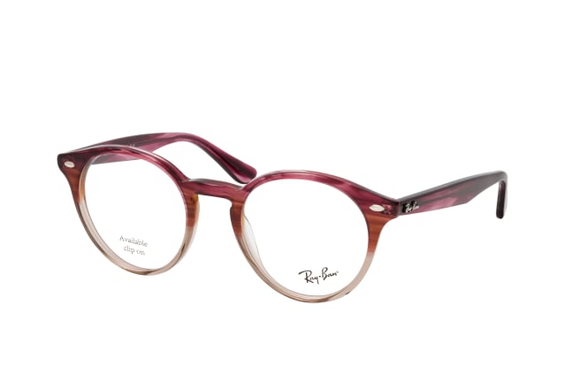 Ray-Ban RX 2180V 8145, including lenses, ROUND Glasses, UNISEX