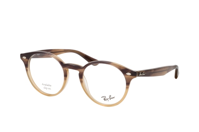Ray-Ban RX 2180V 8107, including lenses, ROUND Glasses, UNISEX