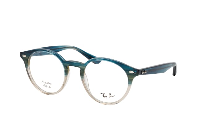 Ray-Ban RX 2180V 8146, including lenses, ROUND Glasses, UNISEX