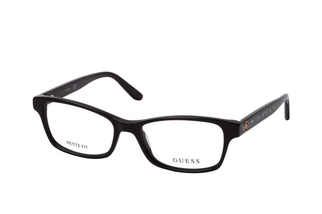 Guess GU 2874 001, including lenses, RECTANGLE Glasses, FEMALE