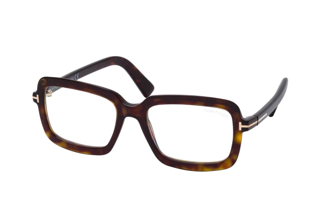 Tom Ford FT 5767-B 052, including lenses, SQUARE Glasses, FEMALE