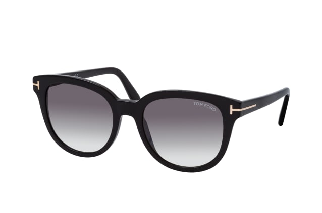 Tom Ford Olivia FT 0914 01B, ROUND Sunglasses, FEMALE, available with prescription