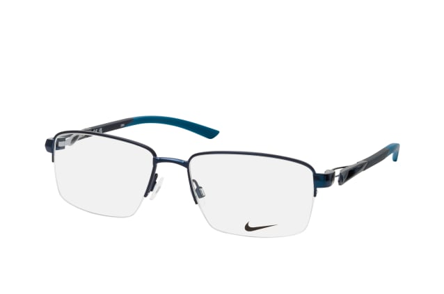 Nike 8141 410, including lenses, RECTANGLE Glasses, MALE