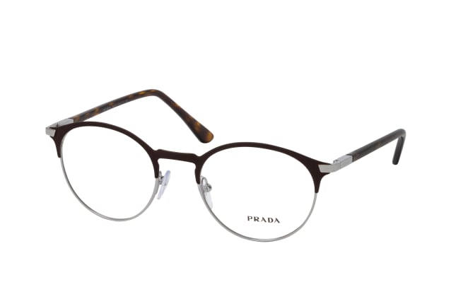 Prada PR 58YV 02Q1O1, including lenses, ROUND Glasses, MALE