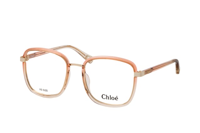 Chloé CH 0034O SMALL 008, including lenses, SQUARE Glasses, FEMALE
