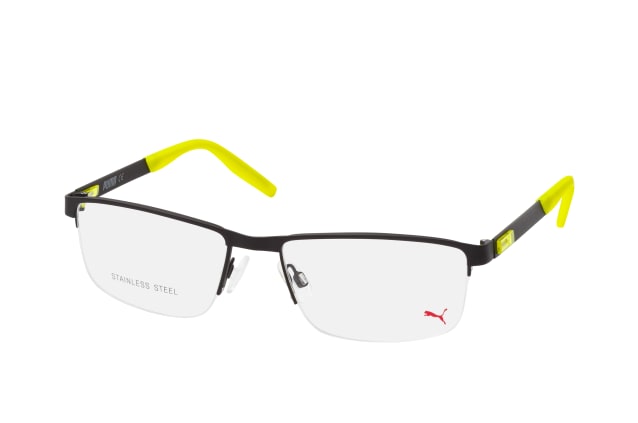 Puma PU 0255O 002, including lenses, RECTANGLE Glasses, MALE