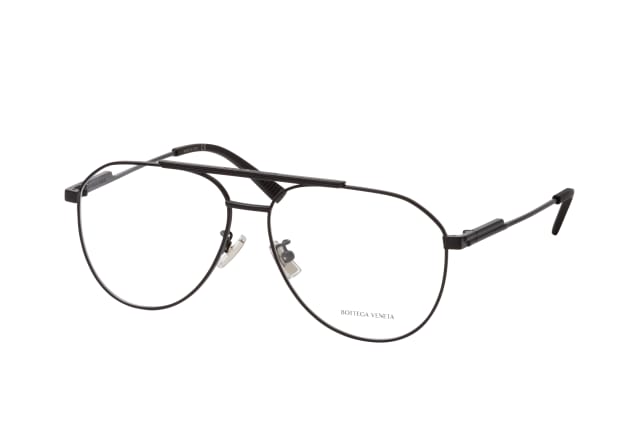 Bottega Veneta BV 1158O 001, including lenses, SQUARE Glasses, UNISEX