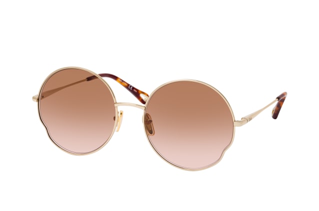 Chloé CH 0095S 001, ROUND Sunglasses, FEMALE