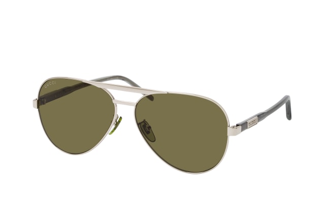 Gucci GG 1163S 002, AVIATOR Sunglasses, MALE