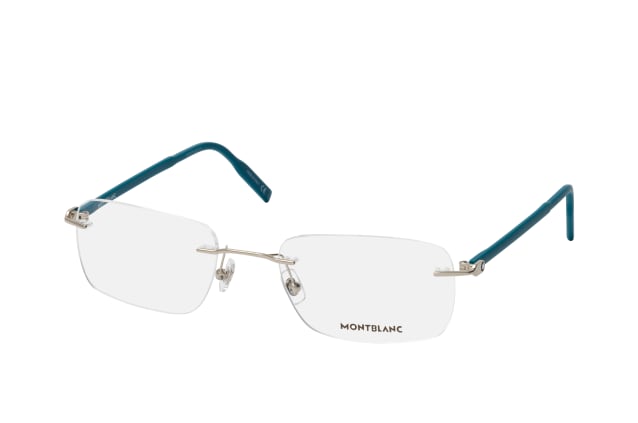 MONTBLANC MB 0221O 009, including lenses, RECTANGLE Glasses, MALE