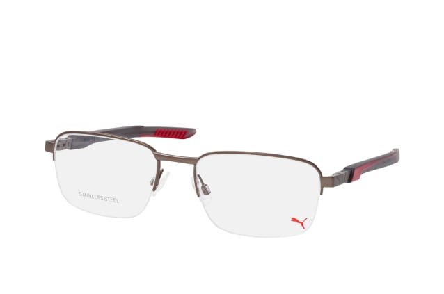 Puma PU 0363O 003, including lenses, RECTANGLE Glasses, MALE