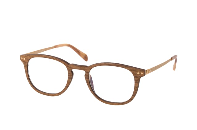 WOOD FELLAS Bogenhausen 10997 walnut, including lenses, SQUARE Glasses, UNISEX