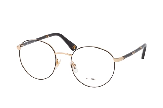 Police Originis 15 VPL 954 0301, including lenses, ROUND Glasses, MALE