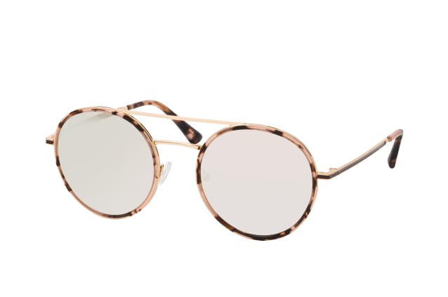 NovaLanaLove x Mister Spex Fourteen rose tortoise, ROUND Sunglasses, FEMALE, available with prescription