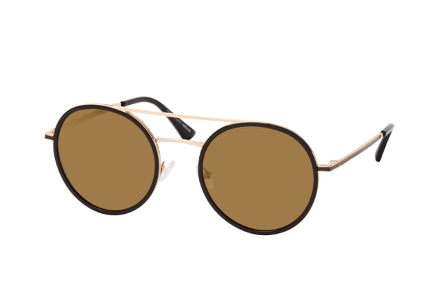 NovaLanaLove x Mister Spex Fourteen brown, ROUND Sunglasses, FEMALE, available with prescription
