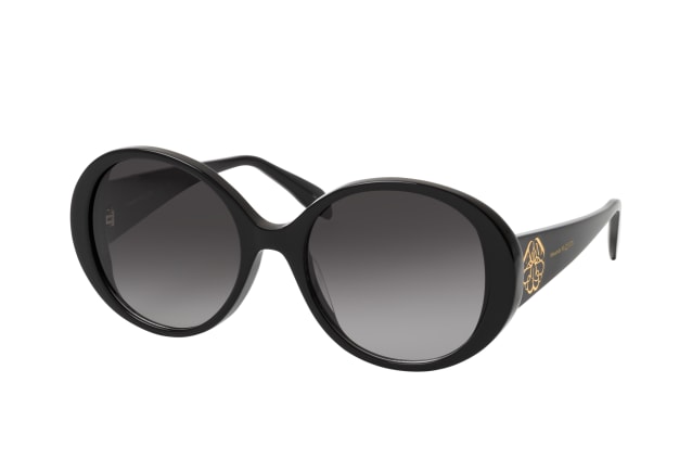 Alexander McQueen AM 0285S 002, ROUND Sunglasses, FEMALE