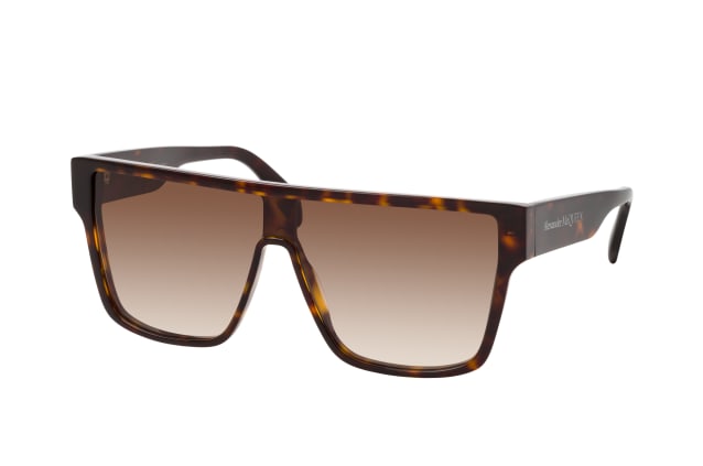 Alexander McQueen AM 0354S 002, SINGLELENS Sunglasses, MALE