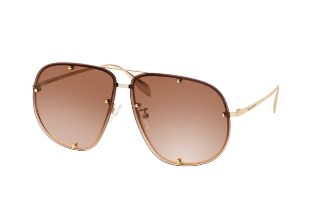 Alexander McQueen AM 0363S 002, AVIATOR Sunglasses, UNISEX
