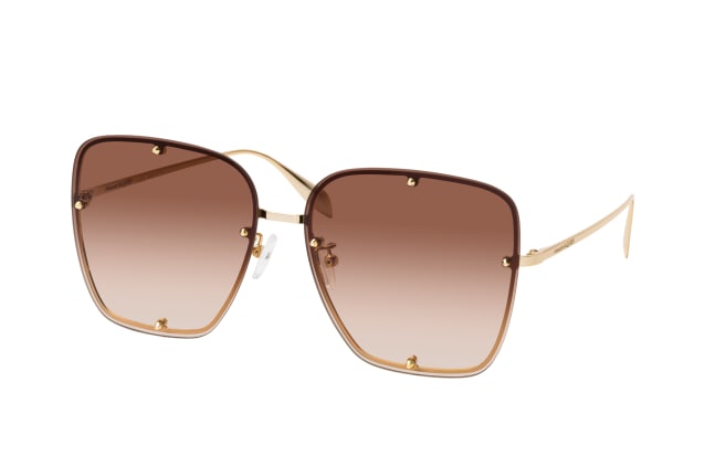 Alexander McQueen AM 0364S 002, SQUARE Sunglasses, FEMALE