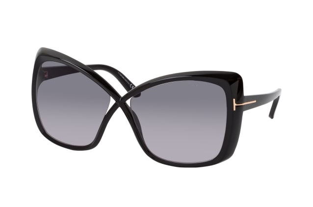Tom Ford Jasmin FT 0943 01B, BUTTERFLY Sunglasses, FEMALE