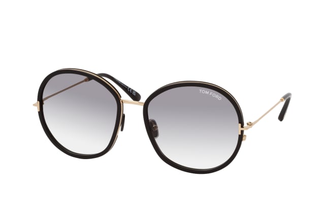 Tom Ford Hunter-02 FT 0946 01B, ROUND Sunglasses, FEMALE