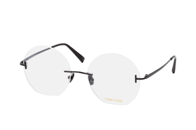 Tom Ford FT FT5809 001, including lenses, ROUND Glasses, FEMALE