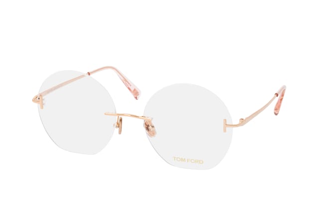 Tom Ford FT FT5809 028, including lenses, ROUND Glasses, FEMALE