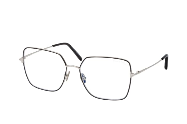 Tom Ford FT 5739-B 001, including lenses, SQUARE Glasses, FEMALE