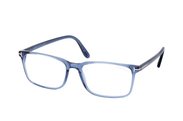 Tom Ford FT 5735-B 090 L, including lenses, RECTANGLE Glasses, MALE