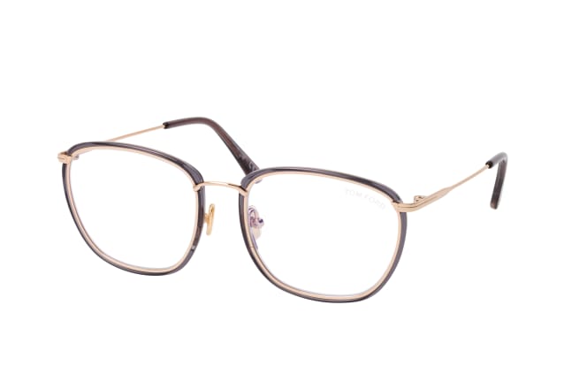 Tom Ford FT 5702-B 020, including lenses, ROUND Glasses, FEMALE