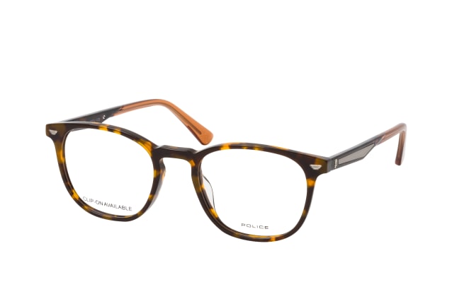 Police VPLF 02 0752, including lenses, ROUND Glasses, MALE