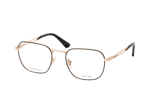 Police VPLF 08 0302, including lenses, SQUARE Glasses, MALE