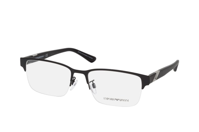 Emporio Armani EA 1129 3001, including lenses, RECTANGLE Glasses, MALE