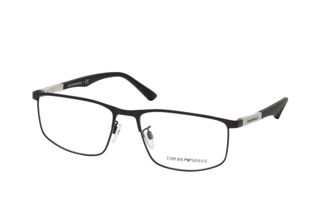 Emporio Armani EA 1131 3001, including lenses, RECTANGLE Glasses, MALE