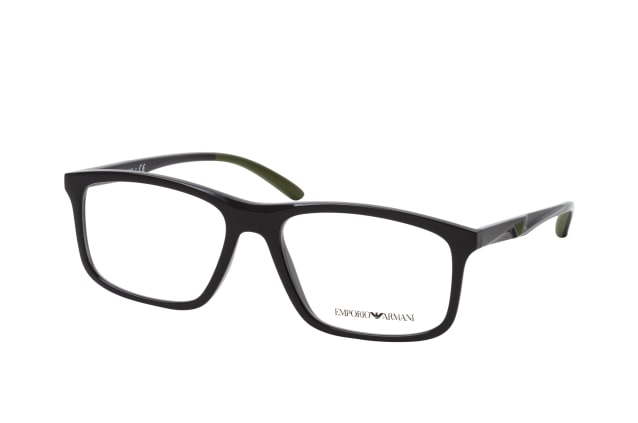 Emporio Armani EA 3196 5017, including lenses, RECTANGLE Glasses, MALE
