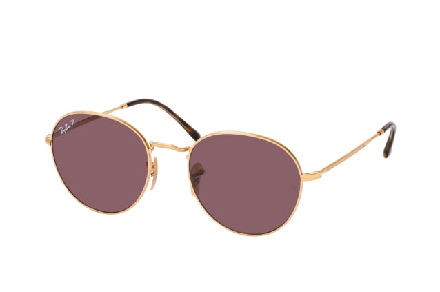 Ray-Ban David RB 3582 001/AF, ROUND Sunglasses, UNISEX, polarised, available with prescription