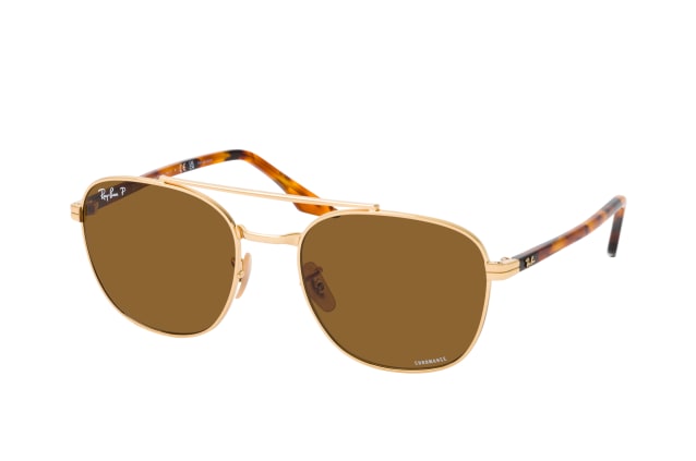 Ray-Ban RB 3688 001/AN, SQUARE Sunglasses, UNISEX, polarised, available with prescription